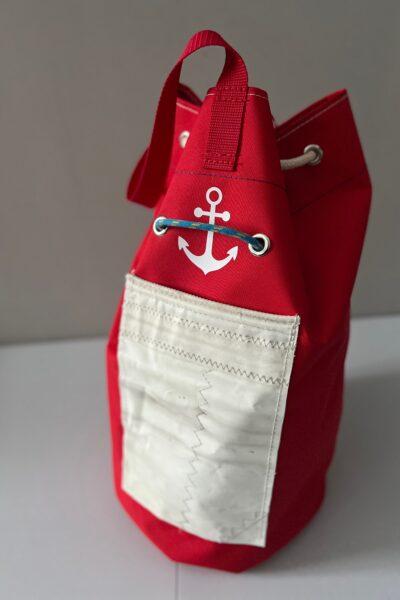 Worek żeglarski MIDI czerwony